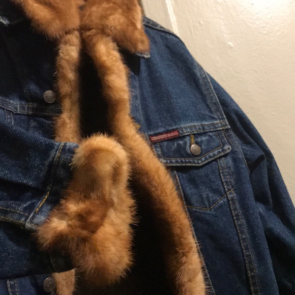 MINK JEAN JACKET - Picture 3 of 8